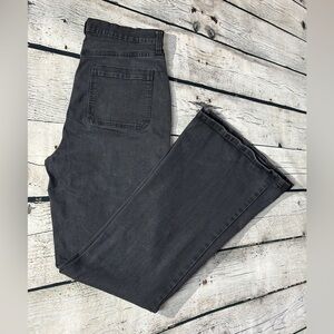 Fashion Nova Dark Gray/Black Boot Cut Jeans